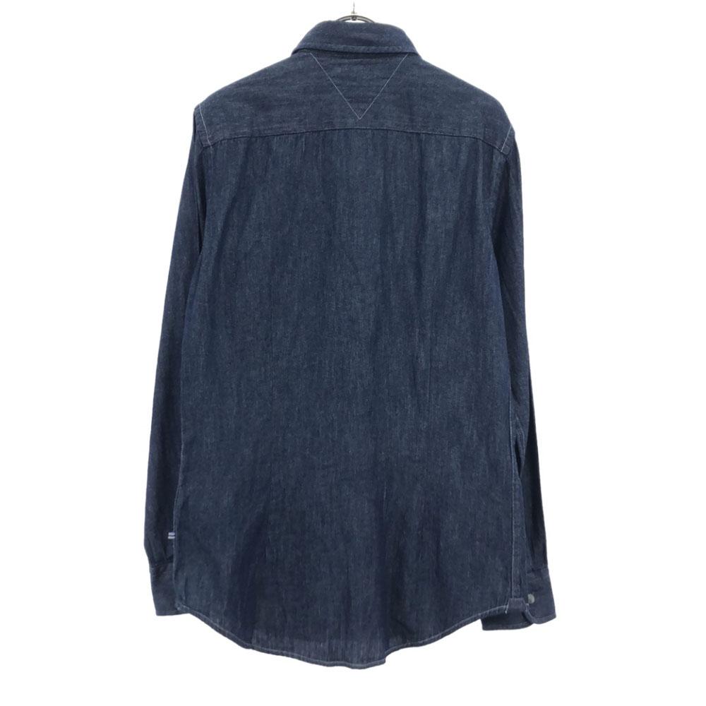 Unused TOMMY HILFIGER Long Sleeve Denim Western Shirt S Tagged Men's Used