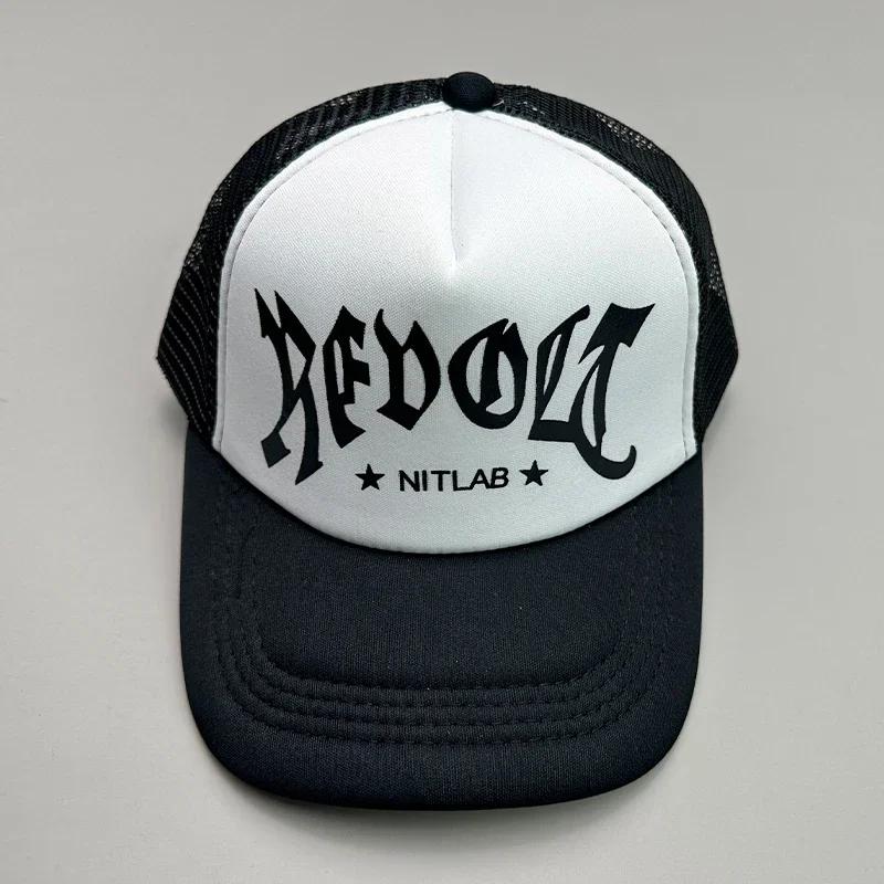 Neue coole Street Hip Hop Buchstaben bunte Netz-Baseballkappen für Männer und Frauen, Baumwolle, Sommer, verstellbar, atmungsaktiv, Snapback Sportkappen