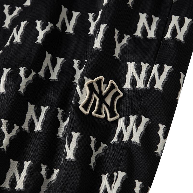 New MLB Casual Pants Unisex Black 3AWPM0134-50BKS