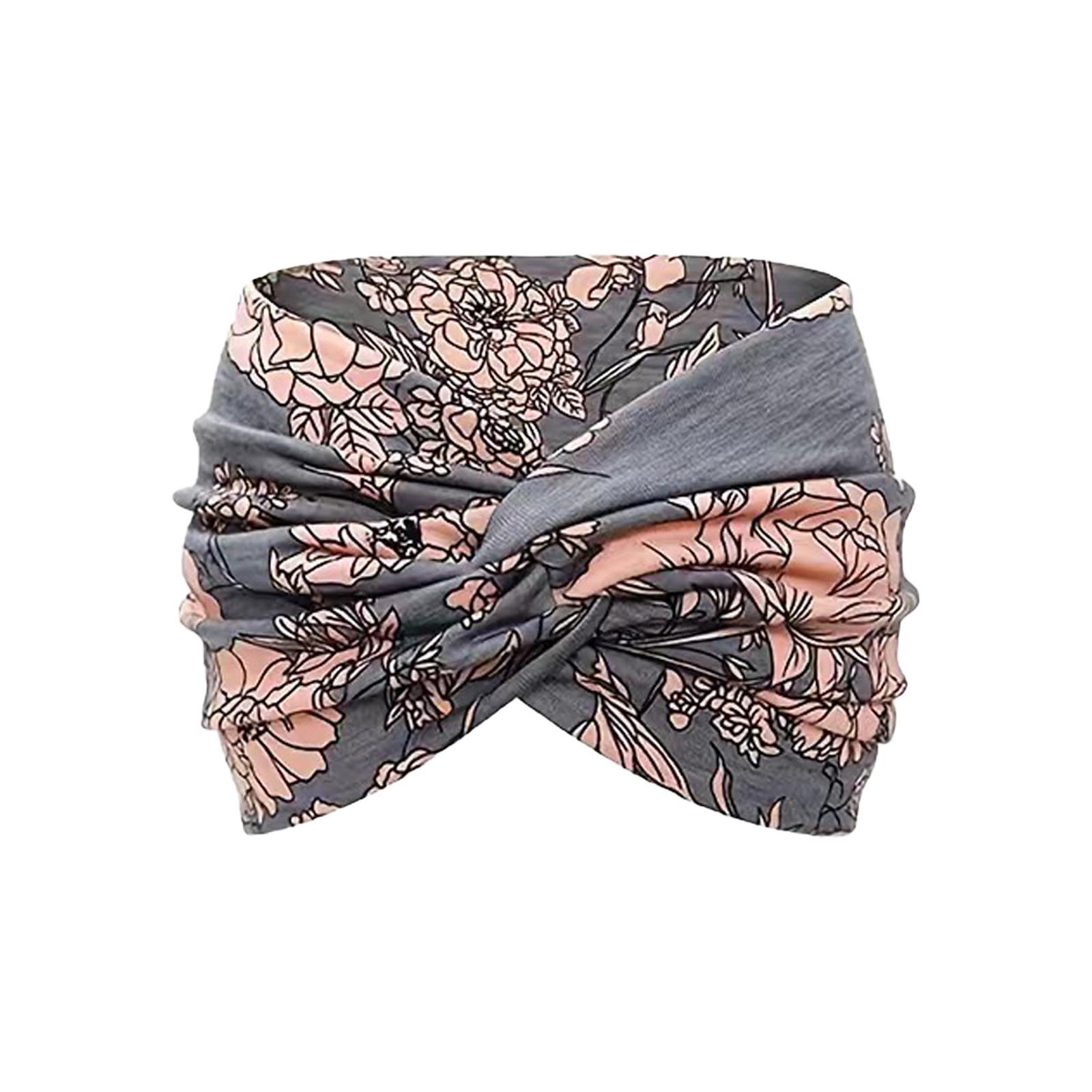 Wide-Brimmed Women s Stretch Knot Yoga Headbands