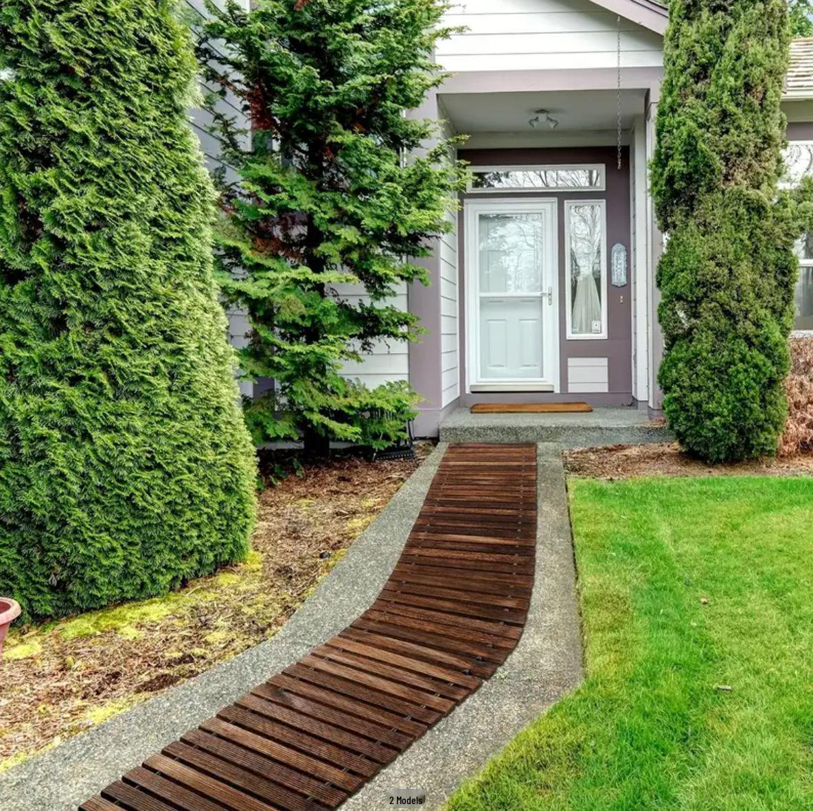 

Деревянное покрытие для садовых дорожек, патио, пляжа и свадеб