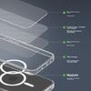 BELKIN (BELKIN) Case for Apple IPhone 15, Transparent Full Coverage Magnetic Phone Protective Case MSA019