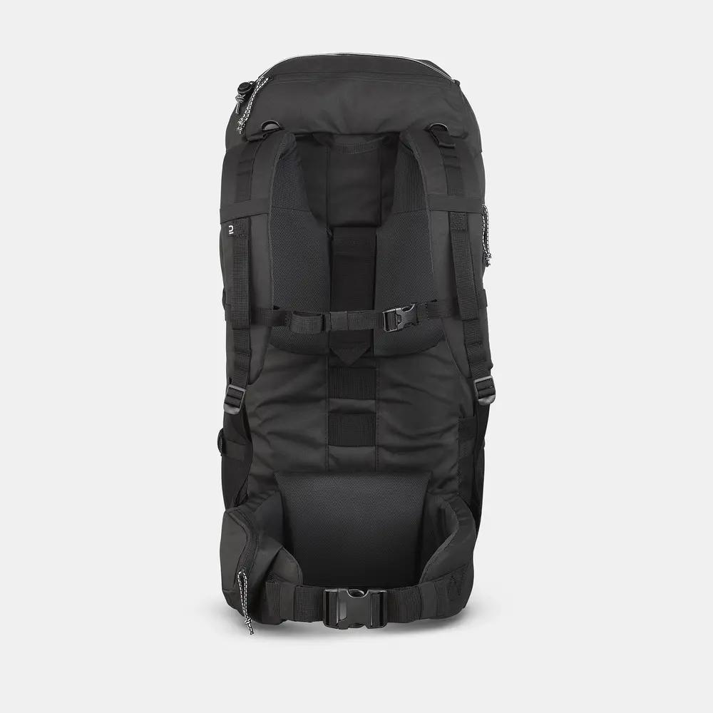 DECATHLON50L TRAVEL 100 Outdoor Bag Travel Backpack Black Unisex Style