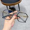 1Pcs New Blue Light Blocking Fashion High-End Glasses Men Optical Clear Glasses Black Square Frame Eyeglasses Anti-Radiation
