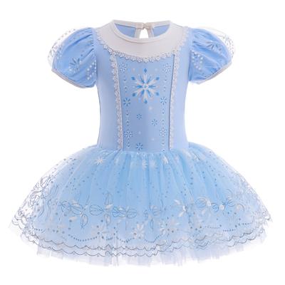 Rochie de Balet pentru Copii Vară Fete Haine de Practică Prințesă Plasă Pufoasă