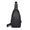 Herren Tasche Outdoor Große Kapazität Herren Brusttasche Modisch Einfach Lässig Trend Schulter Umhängetasche