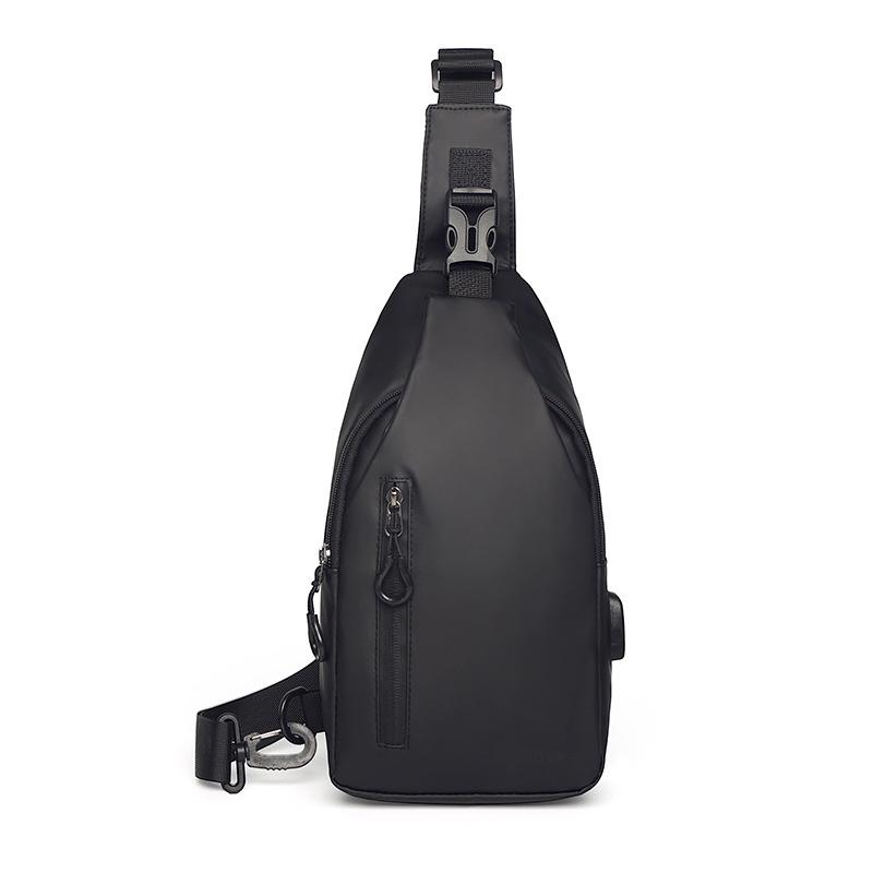 Herren Tasche Outdoor Große Kapazität Herren Brusttasche Modisch Einfach Lässig Trend Schulter Umhängetasche