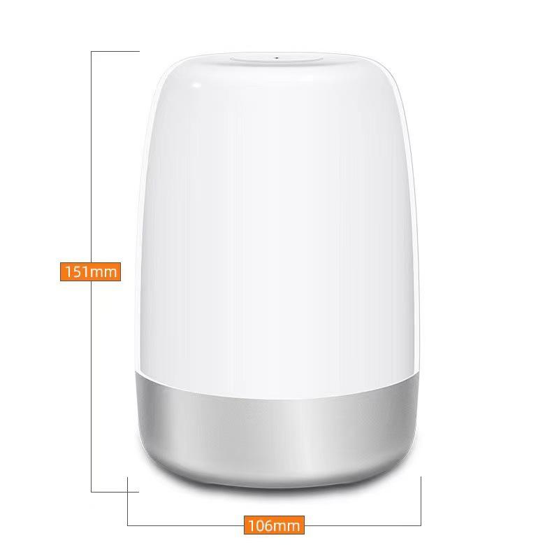 Smart Sunrise Simulation LED Alarm Clock with Colorful Night Light & Timer