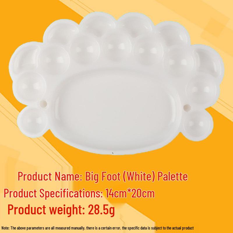 Children's Plastic Color Mixing Palette for Gouache Paints