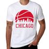 Retro Bulls Basketball Chicago City Skyline Tshirt Tops Boys Whites Graphics Quick Drying Funny T Shirts For Unisex