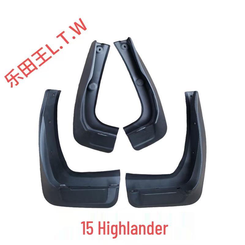 Mud Flaps for Toyota Highlander, RAV4, Rongfang, Yaris L, Zhi Xuan X, Crown, IZOA/C-HR, and Velanda.