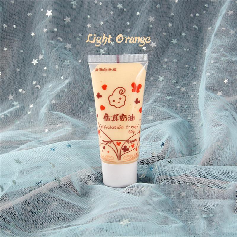 1Pcs (50Ml) Resin Diy Fake Whipped Cream Clay Simulation Cream Gel Antifreeze Mobile Shell Beauty Diy Craft Soft Clay Decoration
