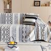 Bohemian Winter Thick Velvet Sofa Towel Multi Functional Dustroof Sofa Towel Cover for Living Room Plush Knee Blanket for Office