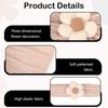6 pieces high-elastic jacquard nylon headband, baby girl soft nylon hair band, baby hair accessories set