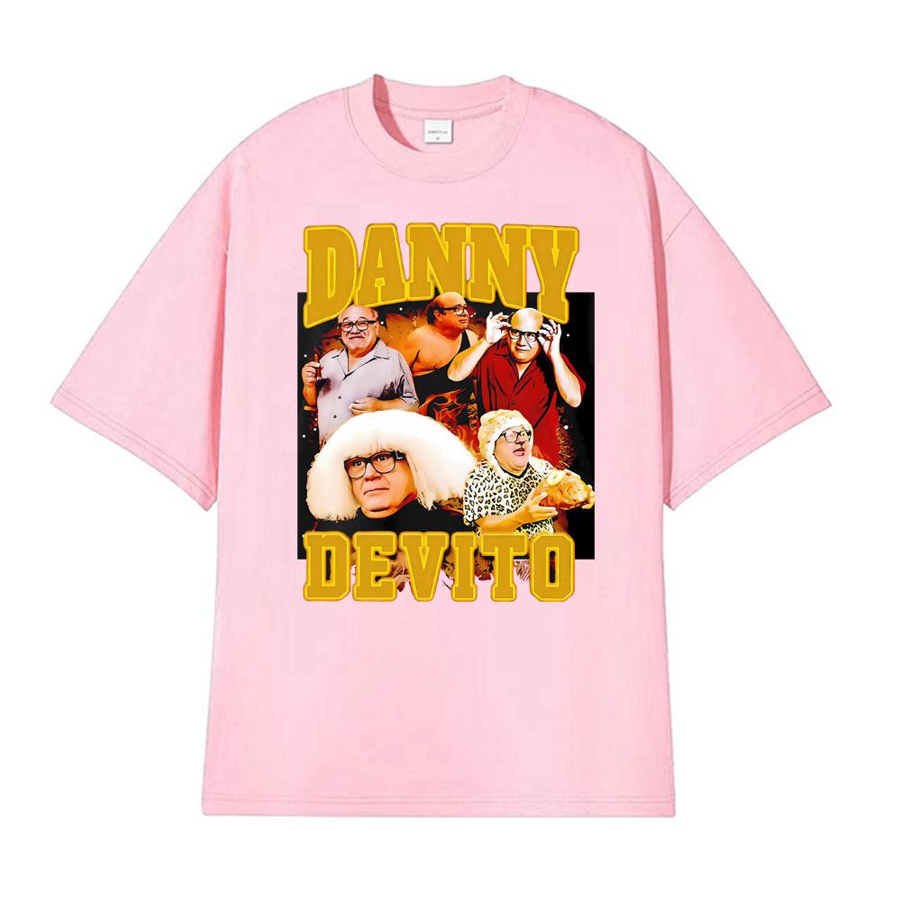 Trash Man Danny Devito Vintage Rap T Shirt High Quality Tshirts Unisex Short Sleeve Comfort Mens Clothing Tee Shirt Streetwear