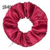 Practical Hair Ties for Small Items Pocket Scrunchies with Hidden Zipper Women, Elastic Tie Cloth Keys And Coins, Satin Accessories Daily Use Portable