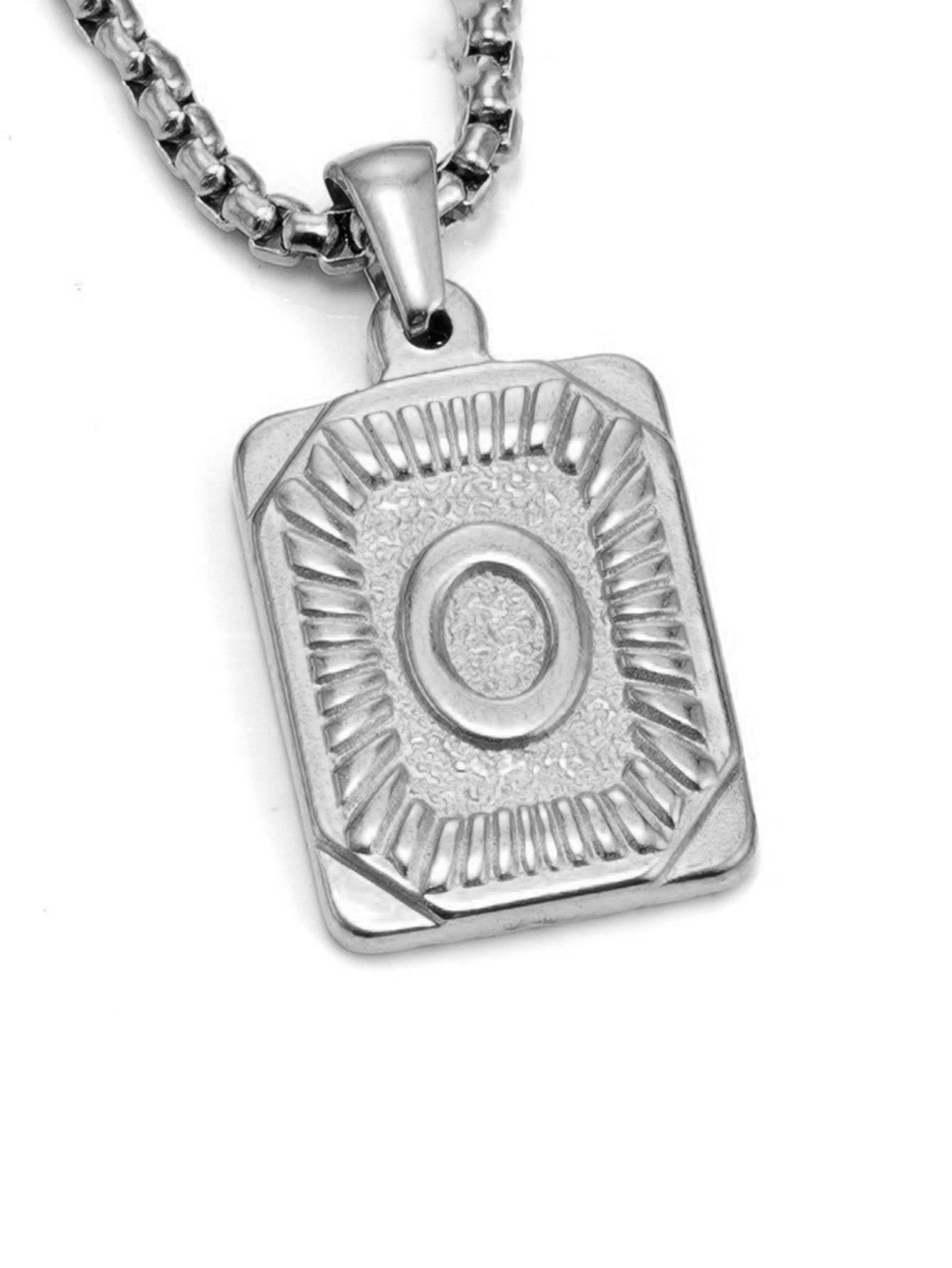 

Модное 26-буквенное ожерелье золотого цвета с подвеской для мужчин и женщин, кубинская цепочка для пары, очаровательное первоначальное ожерелье, колье, ювелирное изделие, воротник