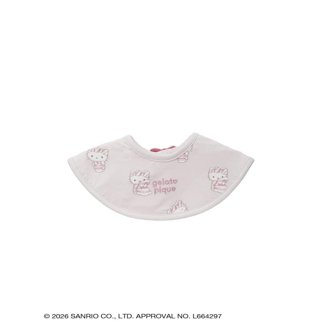 Gelato Pique Baby All-over Pattern Bib Sanrio House Maternity WearBaby Products Other Goods Pink