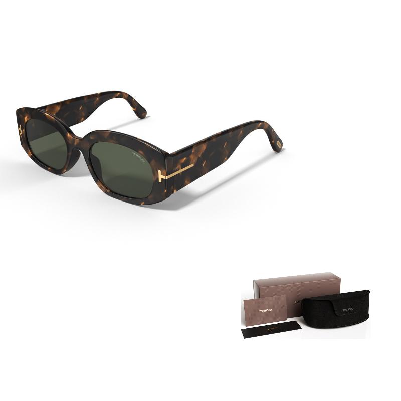 TF High-End Narrow Cat Eye Sunglasses Unisex Sunglasses FT1187
