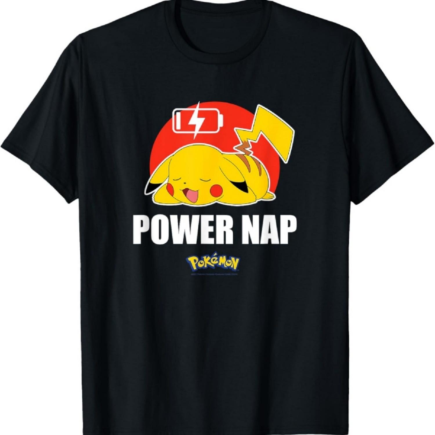 

Pokémon - Футболка для дневного сна с Пикачу XXXXXL чёрный