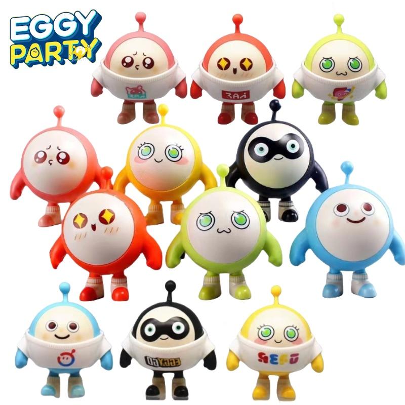 Adorable Egg Party Collectible Toy Made Of Pvc 9.5cm In Size Comes In A Net Bag