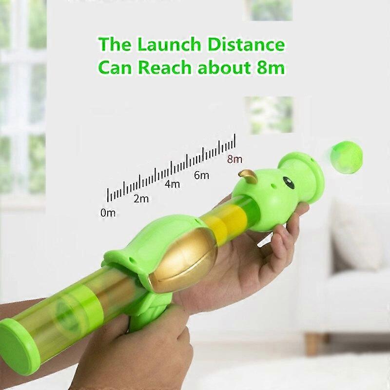 Interactive Cat Toy Ball Pea Aerodynamic Shooter Cats Game Dogs Soft Bomb Launcher Kitten Toys Launch Training Children Pet Gift  Dog Supplies