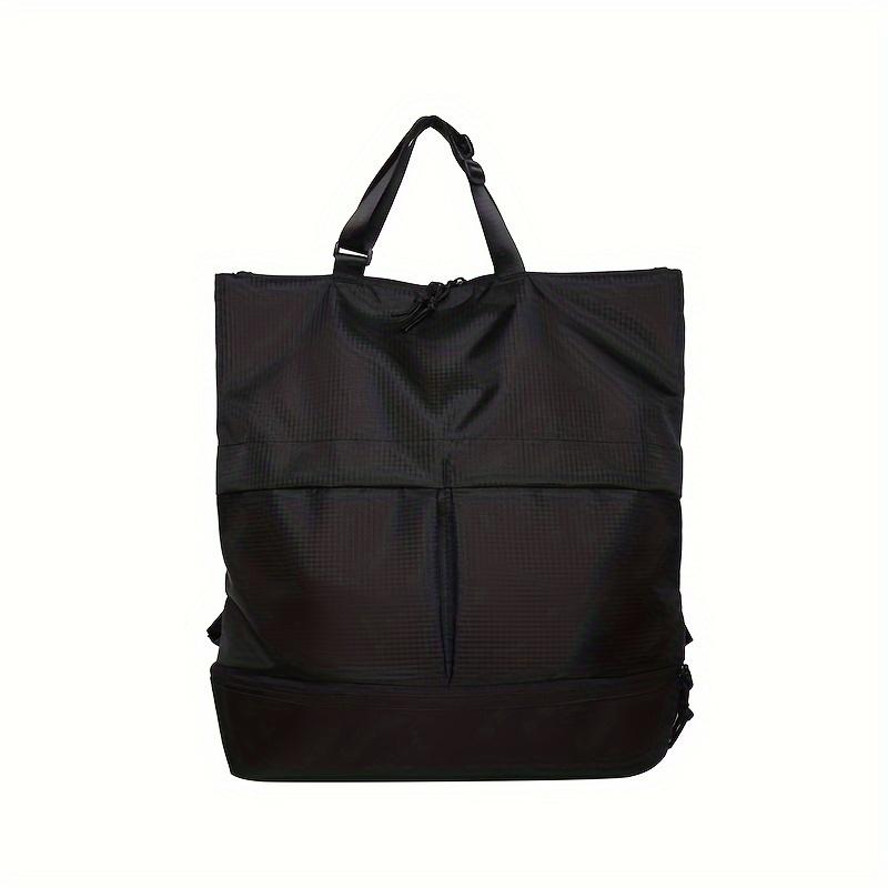

Large Capacity Oxford Cloth Backpack Men Solid Color Badminton Sports Bag Casual Simple Schoolbag Travel Rucksack