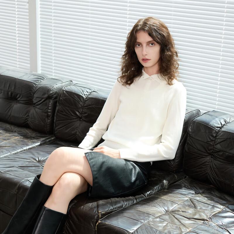 

Women s High-Neck Slim-Fit Knit Sweater S