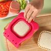 Stainless Steel Sandwich Cutting Square DTY Baking Tool with Hand Guard Household Toast Bread Mold