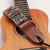 Multicoloured Ukulele Strap Embroidery Pattern Retro Guitar Strap Adjustable Ethnic Style for Classical Guitar Mandolin Banjo