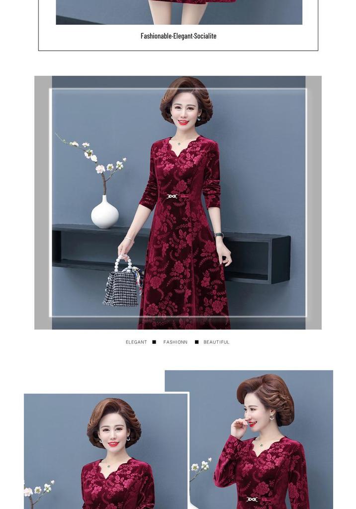 Rochie de nuntă elegantă pentru Mama Miresei/Ginerelui pentru Primăvară și Toamnă - Fustă Formală Stilată pentru Femei Peste 50 de Ani
