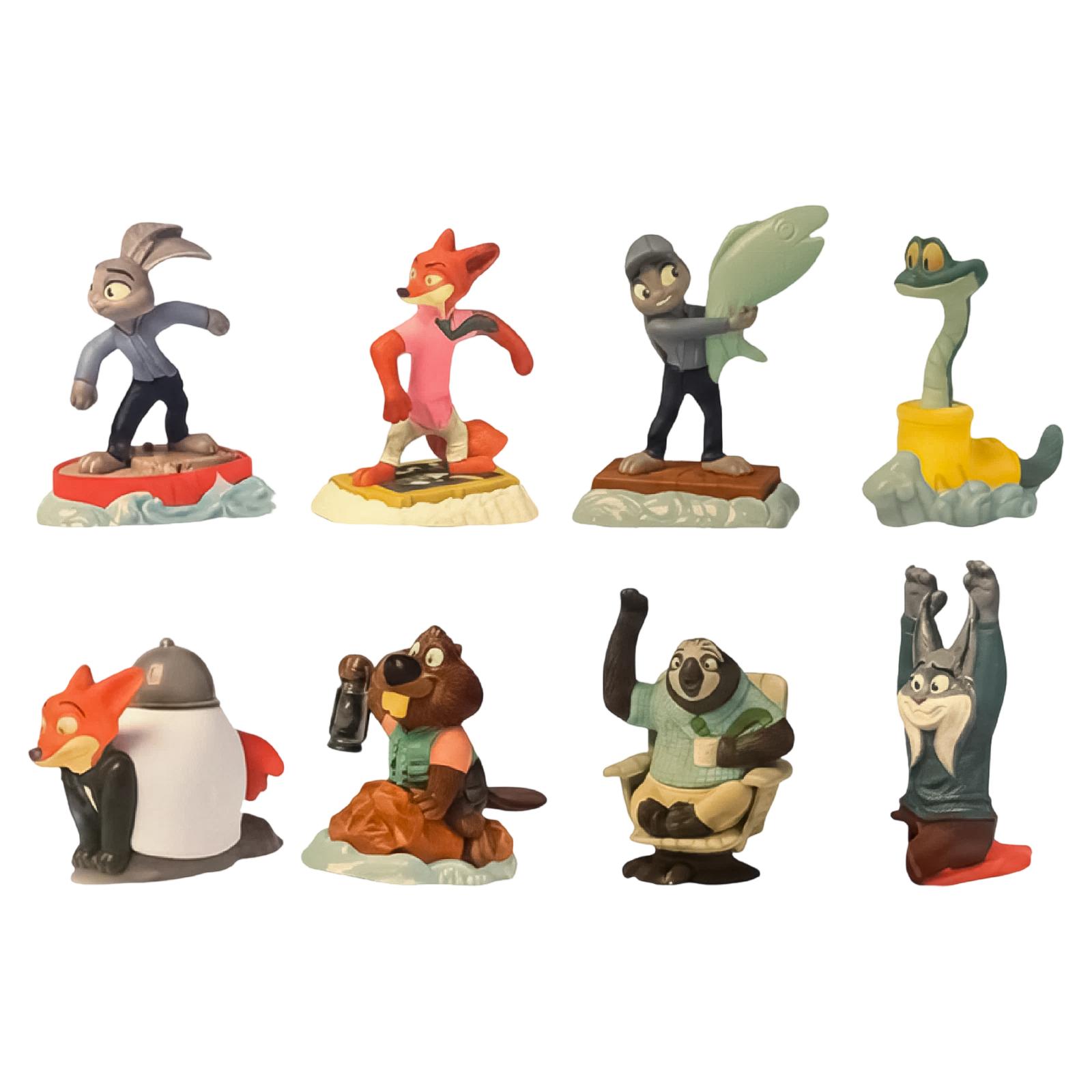 

8-piece Creative Holiday Gifts And Home Decor Toy Set, Complete Collectible Ornament One Size