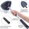Extendable Windshield Cleaning Tool Reusable Microfiber Pads Wiper Brush  for Cars Trucks Home