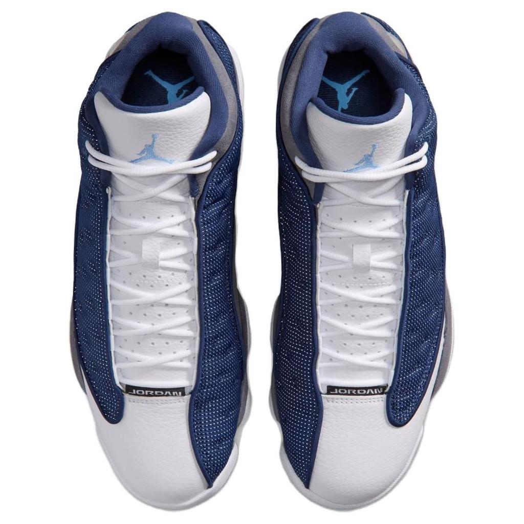 Air Jordan 13 Retro Flint 2026 Scarpe da Ginnastica da Uomo Blu Navy Blu Universitario-Grigio Flint-Bianco IW3808-400