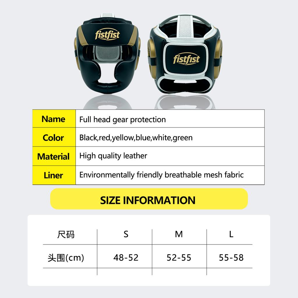 OEM ODM Portable Fully Enclosed Monkey Face Boxing Helmet Thickened Safety Headgear for Sanda Muay Thai Training