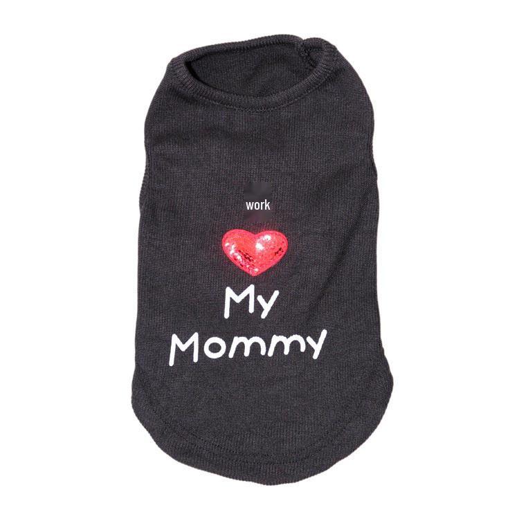 Pet Dog Clothes - Daddy & Mommy Ribbed Vests, 4 Styles for Spring, Summer, Autumn