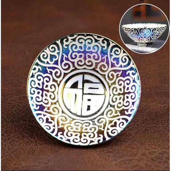 Multicolor Gilding Tea Cup Ceramic Teacup Chinese Style Retro Handmade Golden Tea Cup Vintage Tea Set Home Tea Bowl Master