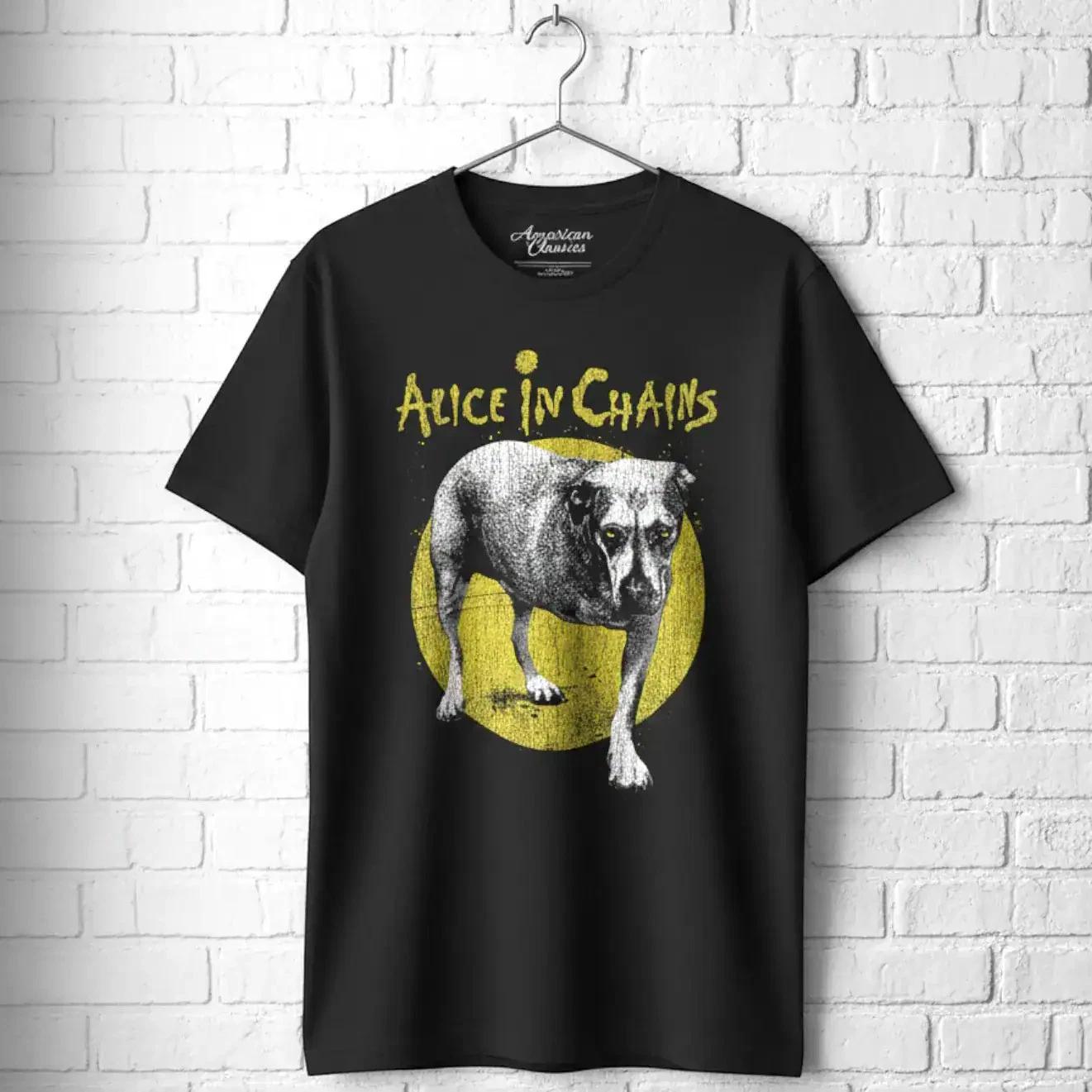 Alice in Chains Self-Titled Album Men s T Shirt Alt Rock Metal Cover Art Concert M