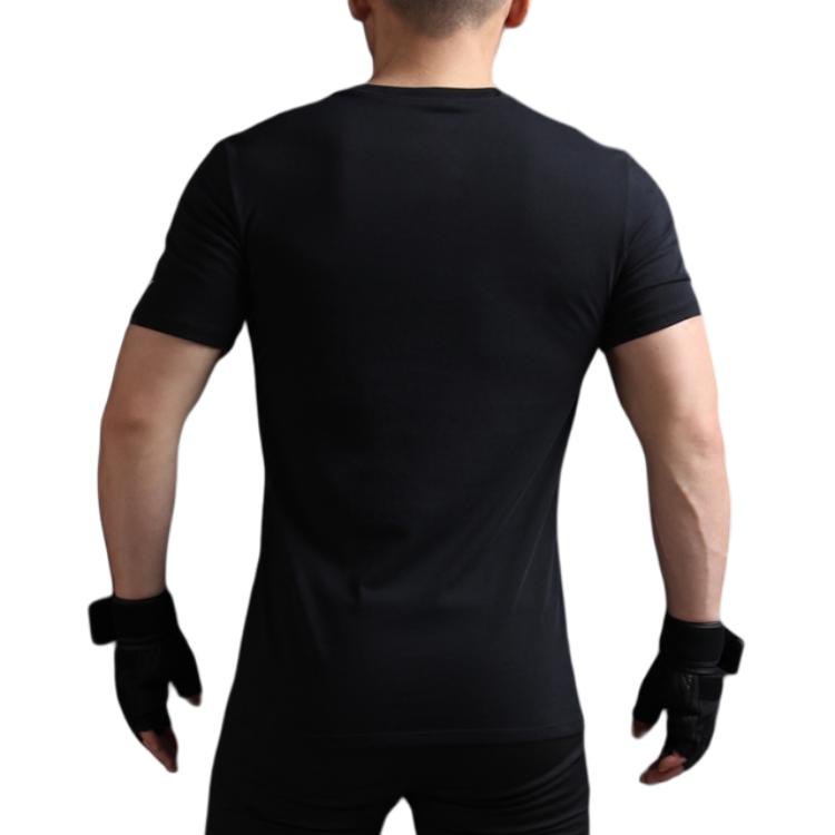 Nike T Shirts Men's Black Crew Neck Moderate Straight Fit 778493-011