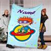 Personalized Custom Name Blanket - Rugrats Print Design,Blanket for Sofa,Bed,Travel,Camping - Soft and Warm, Great Gift