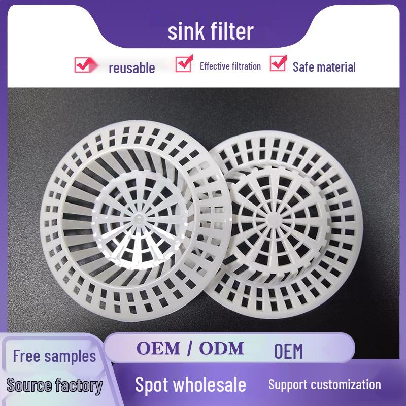 Bathroom Hair Catcher and Anti-Clog Drain Strainer for Bathtub, Sink, and Floor.