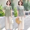 Summer New Chiffon Shirt Casual Top Temperament Middle-aged Chinese Style Shirt Summer