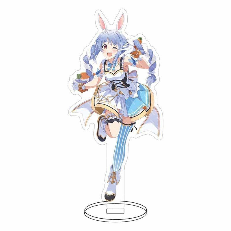 Hololive Vtuber Acrylic Stand Adorable Desktop Decor Featuring Fubuki Okayu Ayame Subaru Matsuri