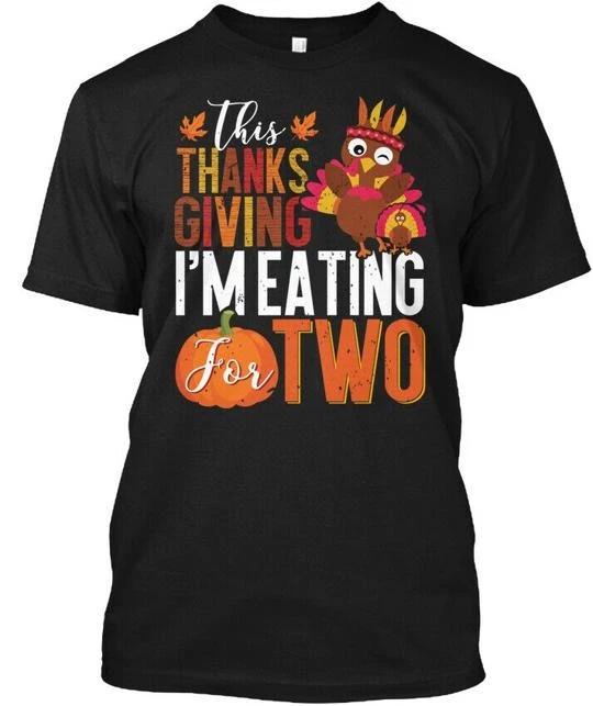 

Thanksgiving T Pregnancy Announcem T shirt Made in the USA Size S to 5XL S