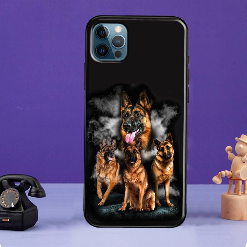 Husă pentru câine ciobănesc german pentru iPhone XR X XS Max SE 2020 7 8 Plus Husă pentru telefon pentru iPhone 11 14 12 13 Pro Max Mini