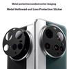 İnce Parmak İzi Bırakmayan Alüminyum Kamera Kalkanı Kapağı Metal Lens Koruyucu Darbeye Dayanıklı Tasarım Üst Düzey Mobil Cihazlar İçin