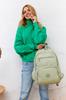 Spacious Women's Nylon Backpack - Peterson