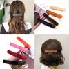Korean  Morandi Color Spring Hair Clip Women Girls Simple Hairpin Fashion Colorful Matte Barrette Hair Styling Accessories