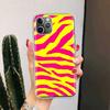Zebra Stripe Print Phone Case For Apple iPhone 17 Air 16 15 Plus 14 + 13 Mini 12 11 Pro Max 7 8 SE 16Max Soft Shell Cover Coque