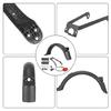 Scooter Rear Mudguard Scooter Mudguard Brackets Electric Scooter Tire Splash Mudguard with Rear Taillight for M365 Part